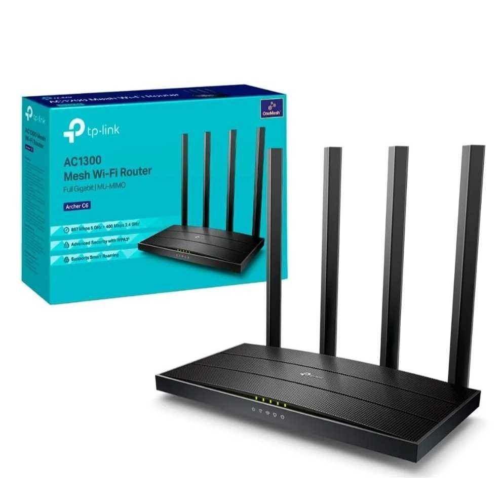 Roteador Wireless Wi-Fi Gigabit Dual-Band AC1300 Archer C6 Roteador Wireless Wi-Fi Gigabit Dual-Band AC1300 Archer C6