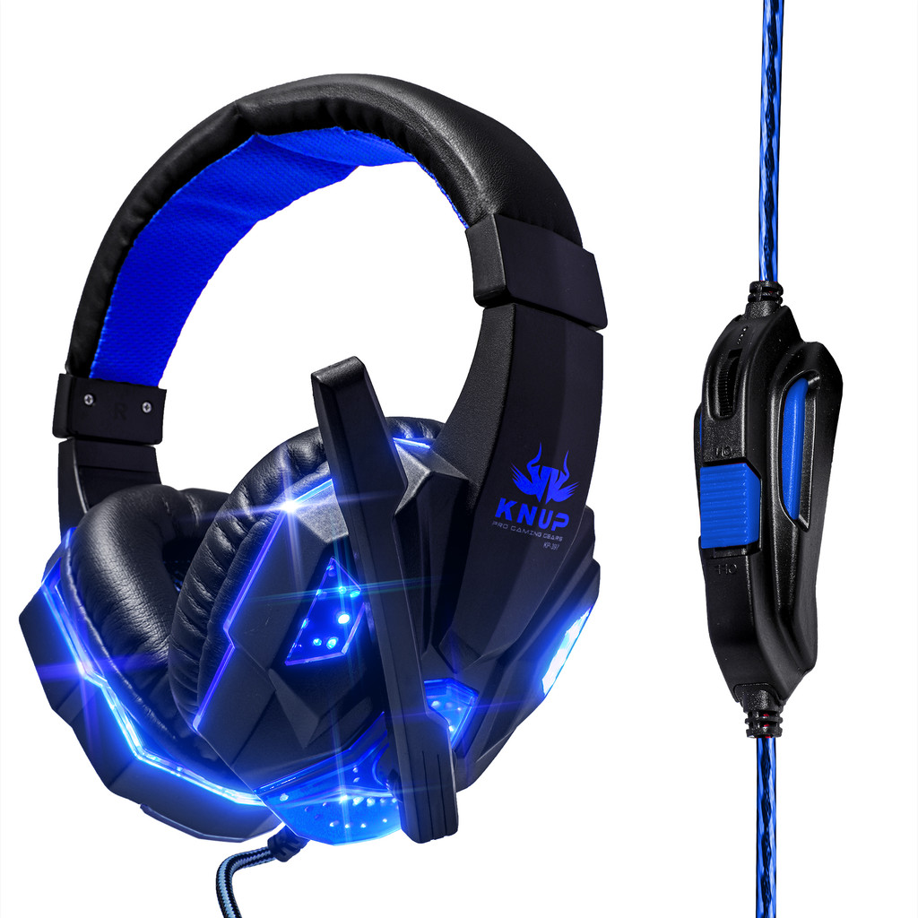 Fone Headset Gamer Profissional 7.1 Jogos Led Rgb Conexão Usb Pc Notebook Ps4 Microfone