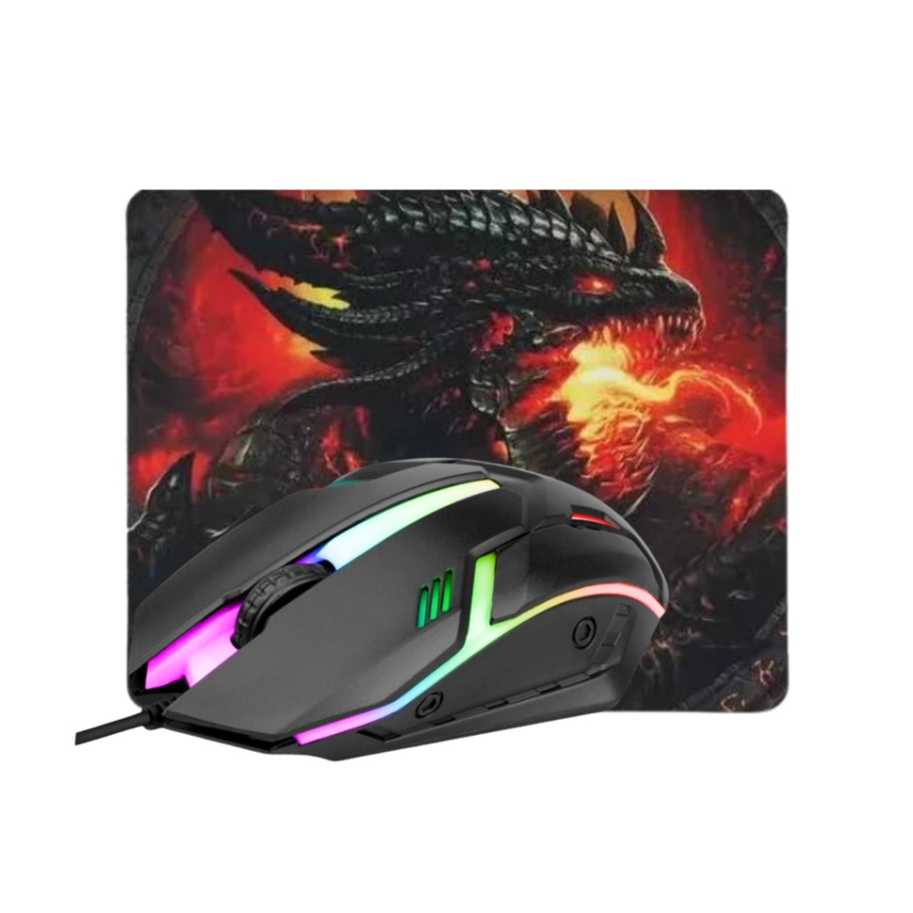Mouse Gamer Knup Rgb 1200dpi Mousepad Gamer Mouse Gamer Knup Rgb 1200dpi Mousepad Gamer