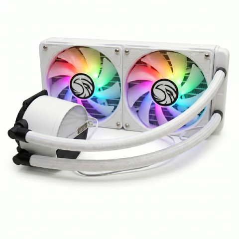 Water Cooler Brazilpc Branco 120mm 135w Led P/ Intel e Amd
