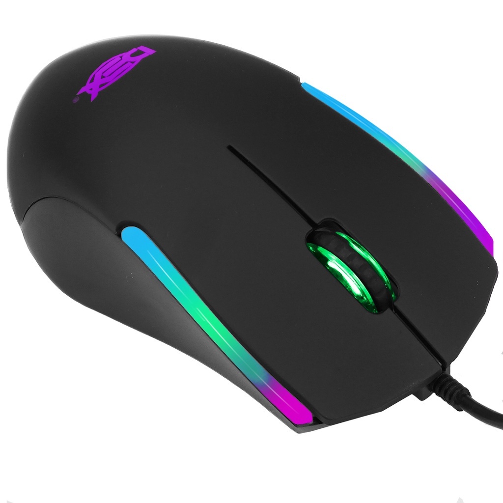 Mouse Gamer rgb para jogo Óptico com led rgb usb 2.0 1000 dpi para jogos FPS pc gamer