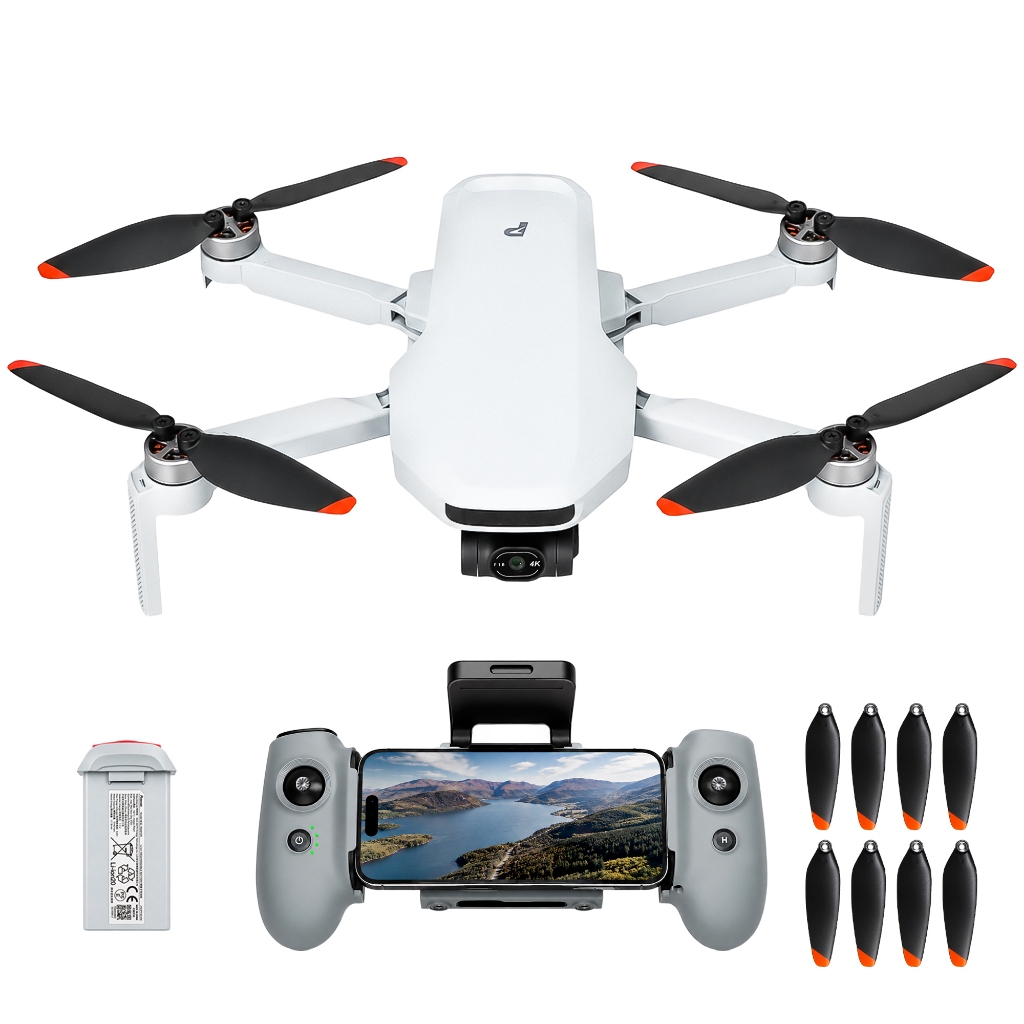Drone Potensic ATOM 2 4K HDR Foto 8K 48MP Gimbal 3 Eixos AI Track GPS 10km 1 Bateria
