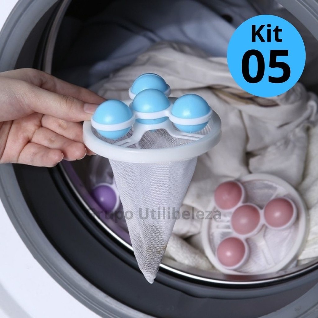 Coletor de Pelos de Roupa Máquina de Lavar Fiapos Flutuante Para Roupa Reutilizável