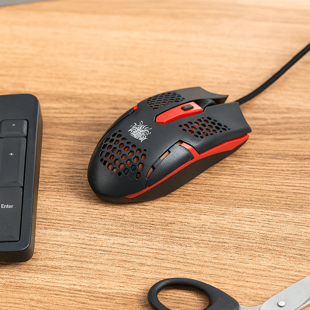 Mouse Para Jogo Gamer Cabo 1,20m DPI Ajustável Alta Qualidade Original 5+