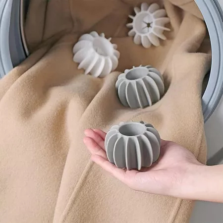 Esferas Bola De Lavar Roupa Lavanderia Para Máquina De Lavar Reutilizável Removedor de Pelos Mágico