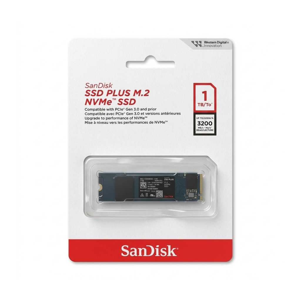 SSD M.2 NVMe Plus PCIe Gen3 SanDisk