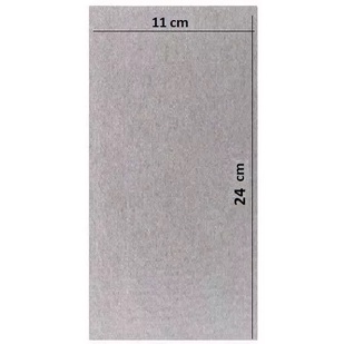 10 Pçs Tampa De Mica 24x11 Para Microondas