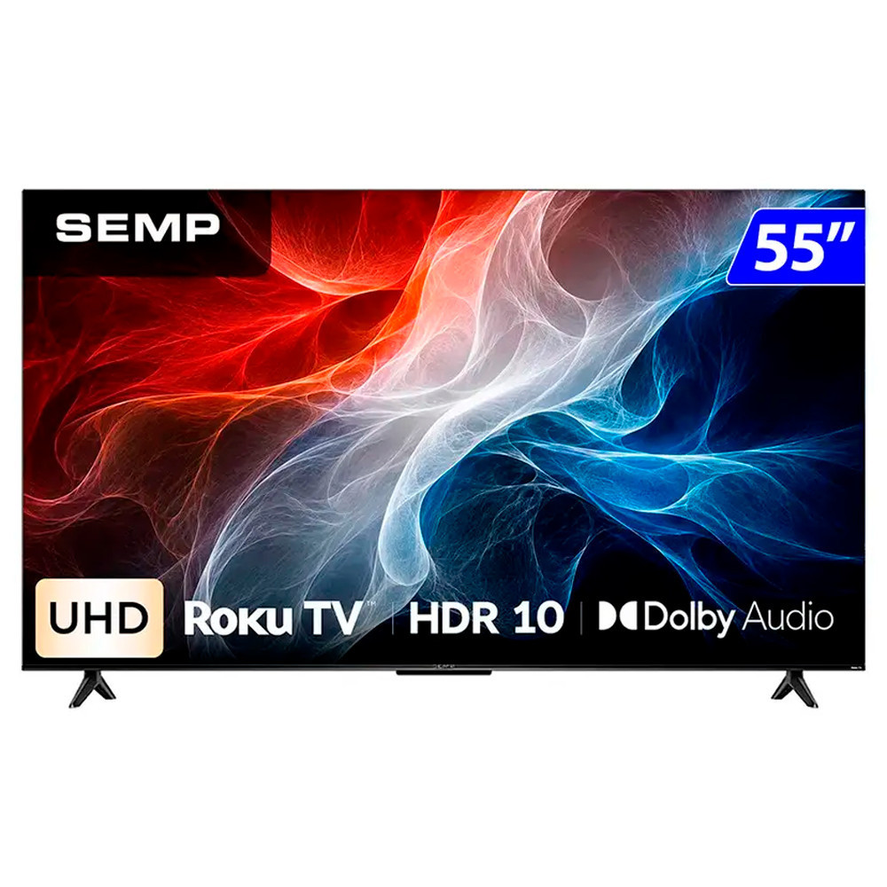Smart TV 55S62R LED 55 Wi-Fi Roku HDR10 Semp