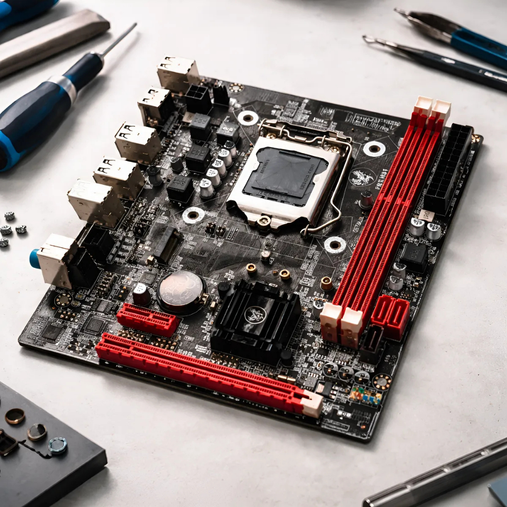 Placa Mãe H81 Lga1150 Ddr3 Intel M.2 Nvme Micro Atx