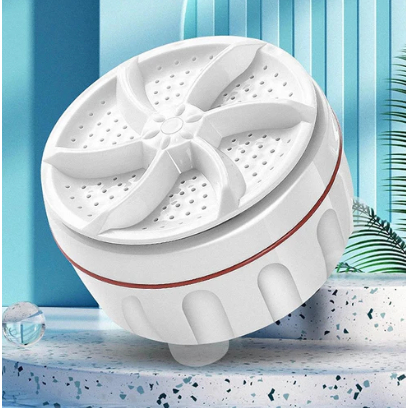 Mini Máquina de Lavar Roupas Panos Toalhas no Balde Portátil Ultrassônica Lavanderia USB Lava Louças Branco com USB