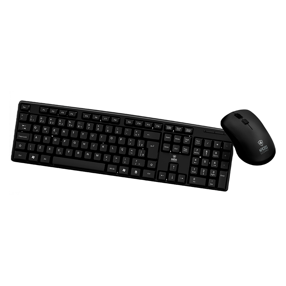 Kit Teclado e mouse USB com fio Kross Elegance Ke-KM400