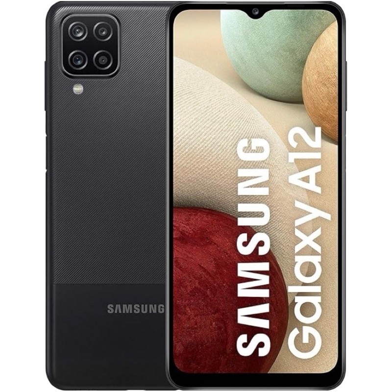 Celular Smartphone Samsung Galaxy A12 Tela 6.5 64gb 4gb Ram Preto