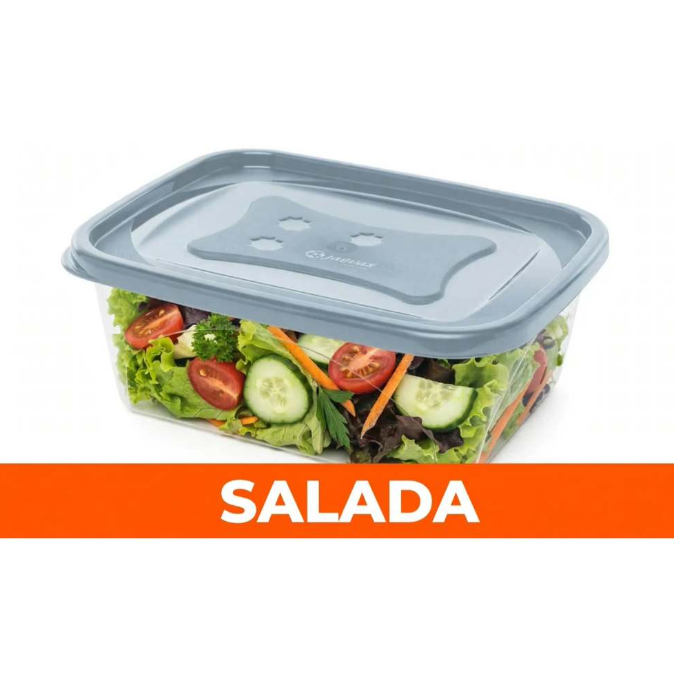 Kit 5,10,15,20 Potes Marmita Fitness 220 ml Para Freezer e Microondas Transparentes BPA Free Organizador de Alimentos