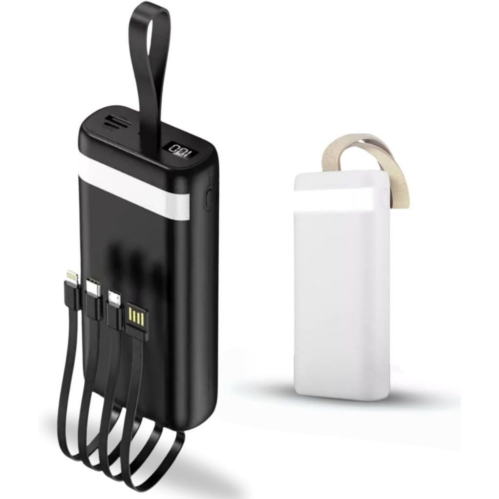 Power Bank Universal de 20.000mAh Carregador Portátil para Android e iOS, Inclui Lanterna Integrada