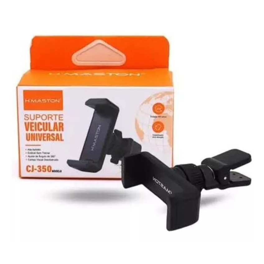 Suporte De Celular Veicular Para Carro Caminhão Viagem 360º Saída De Ar Universal Para Celular CJ350 Suporte De Celular Veicular Para Carro Caminhão Viagem 360º Saída De Ar Universal Para Celular CJ350