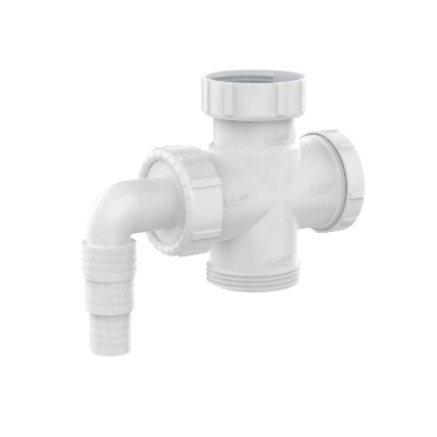 ADAPTADOR PARA MAQUINA DE LAVAR ROUPA/LOUCA BLUKIT ( nao acompanha sifao)