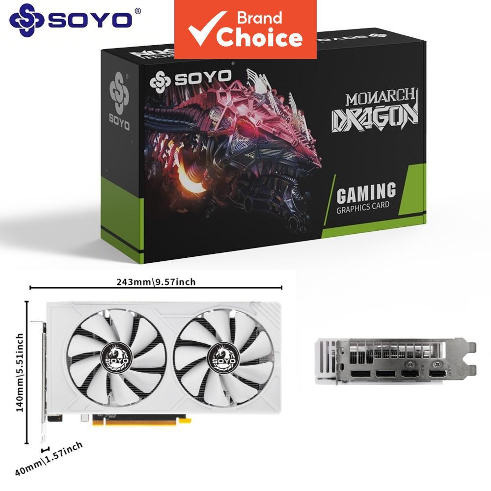 SOYO AMD Radeon RX 580 8GB GDDR5 Placa de vídeo de alto desempenho