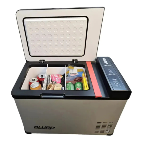 Geladeira Portátil 20l OLUAP 12/24v 110/220v Quadrivolt Ônibus Caminhão Van Motorhome