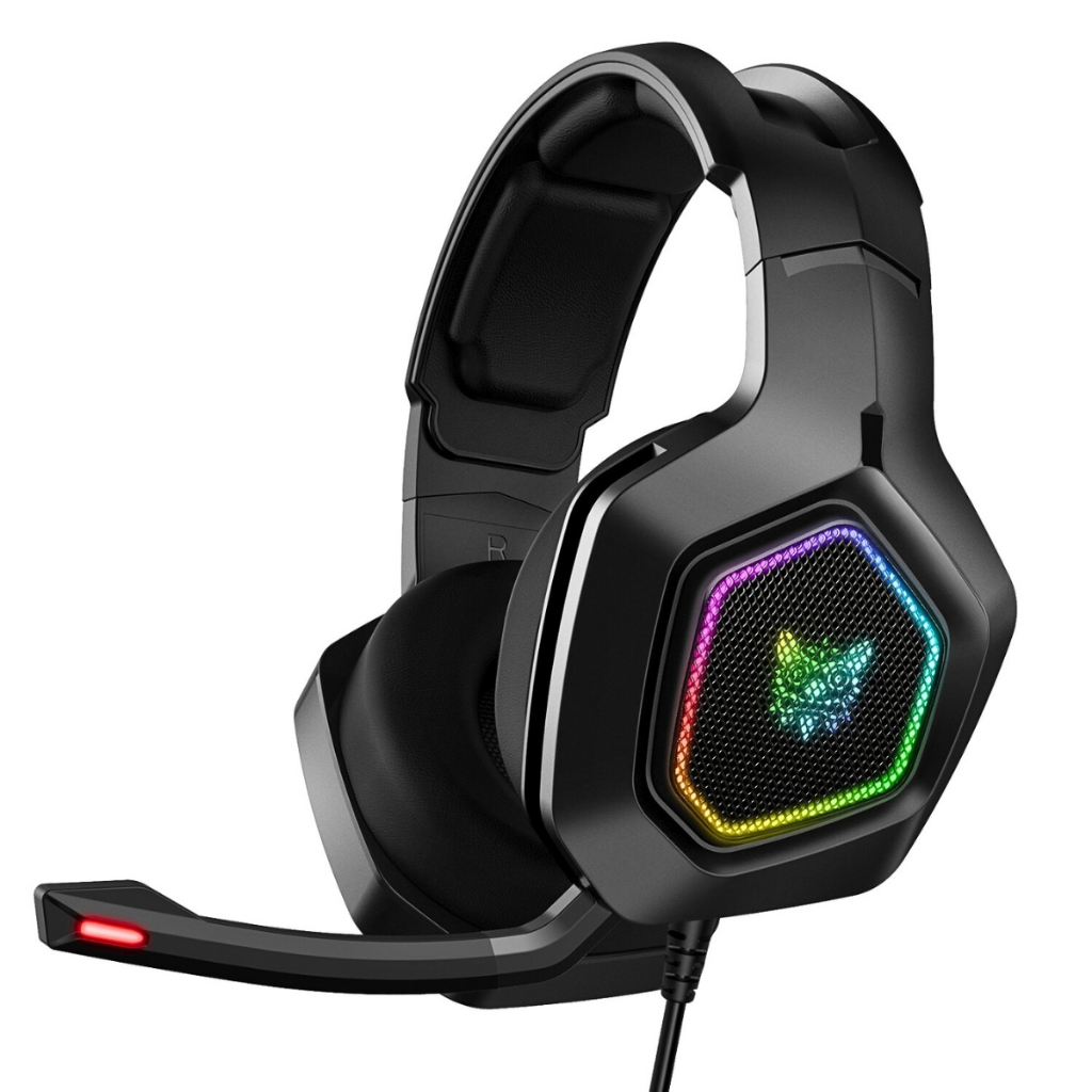 Headset Gamer Fone de ouvido Com Led RGB Para P4 PC X-ONE Switch HeadPhone Gamer