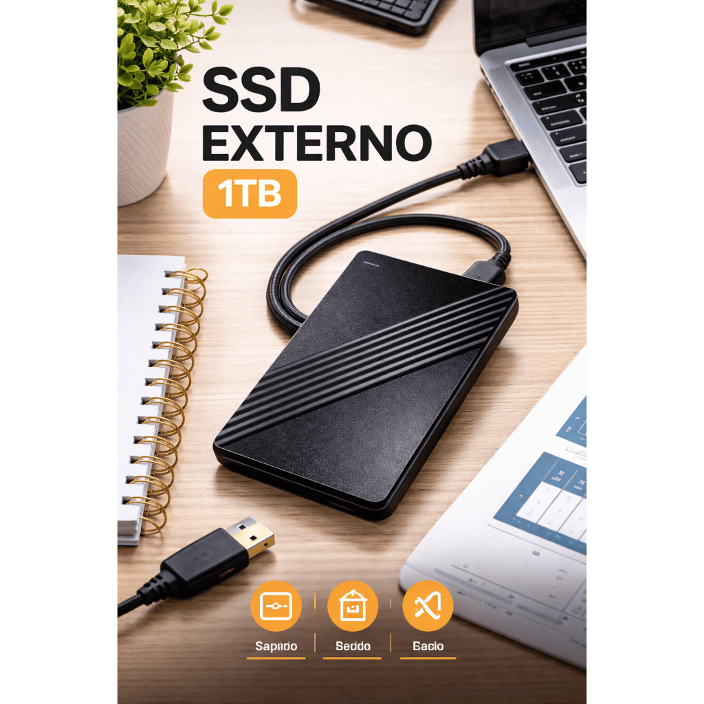 SSD Externo Nvme 1TB USB 3.1 Alta Velocidade SSD Externo Nvme 1TB USB 3.1 Alta Velocidade