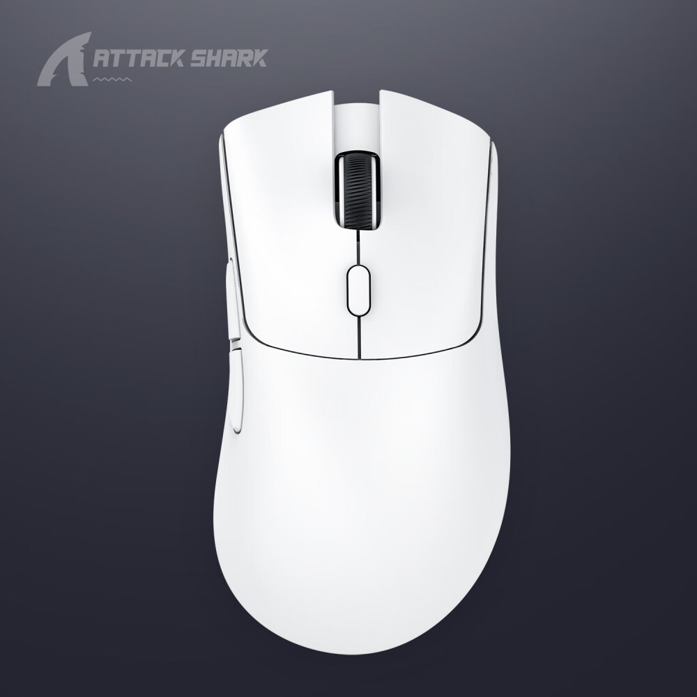 Mouse Gamer Attack Shark R1 branco Paw3311 18000dpi Tri Mode 1000hz mouse para jogos