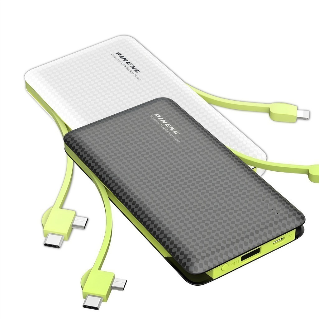 power bank 10000mah carregador portatil com 3 saídas v8 iphone type-c