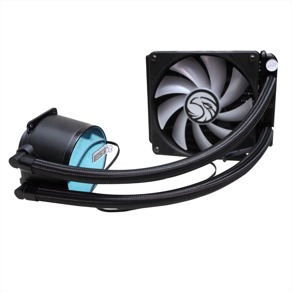 Water Cooler Brazil PC CL-SA1201 - 120mm - TDP 135W - LED Rainbow - Para Intel