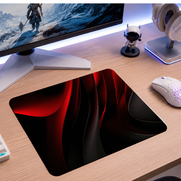 Mousepad Gamer Pequeno 30x20 Mouse Pad Gamer Estampado Base Antiderrapante Premium