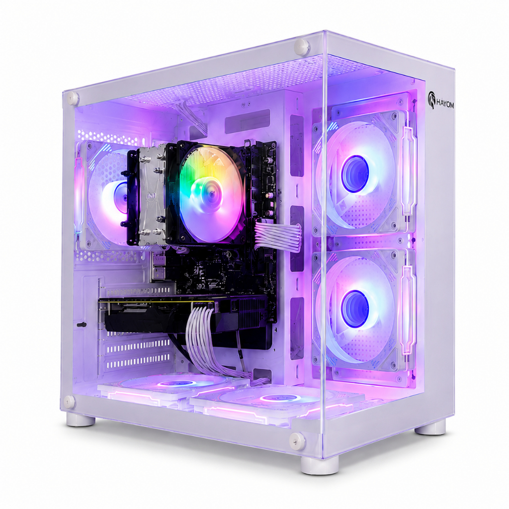 Computador Pc Gamer Intel Core I7 3770 RX580 16GB RAM SSD 480GB Wifi Branco