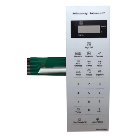 Membrana Teclado Microondas Panasonic NNST25LW