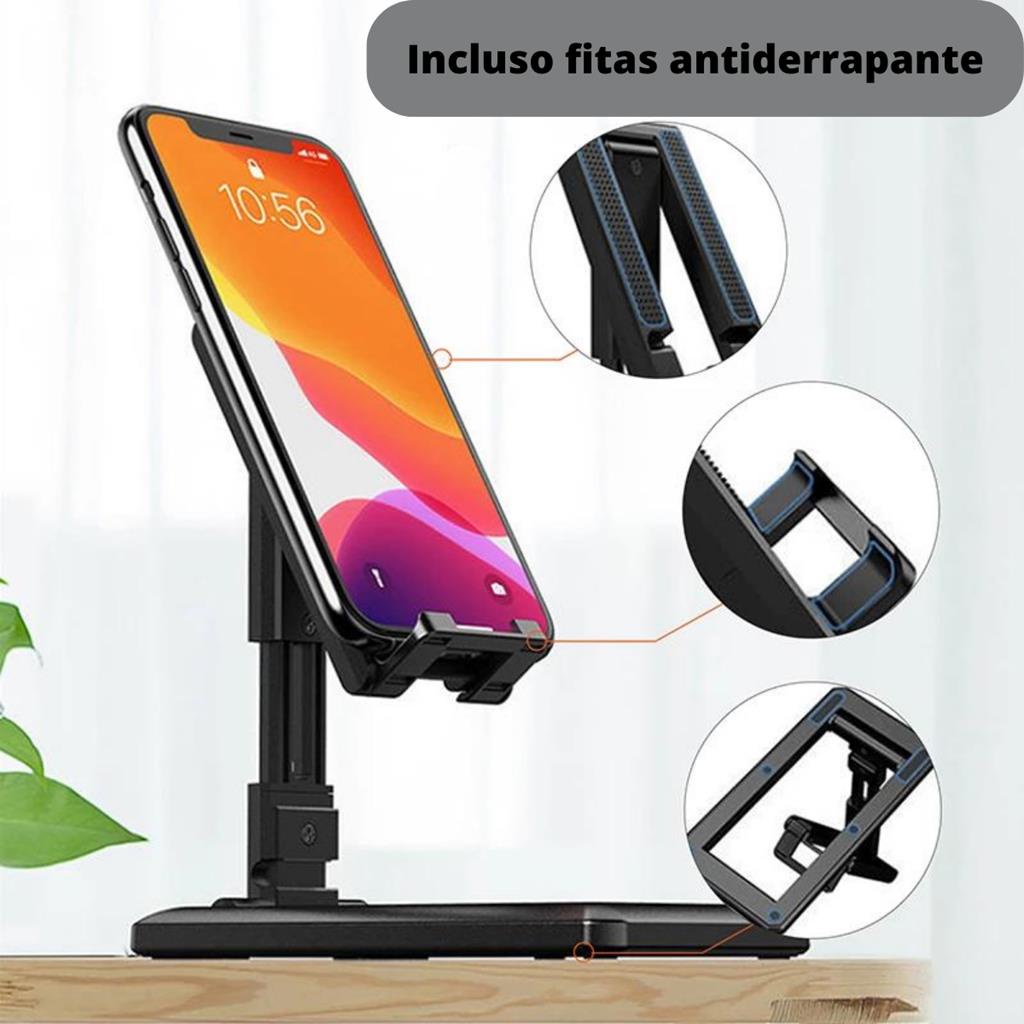Suporte Celular De Mesa Para Celular Smartphone Tablet Iphone Ipad