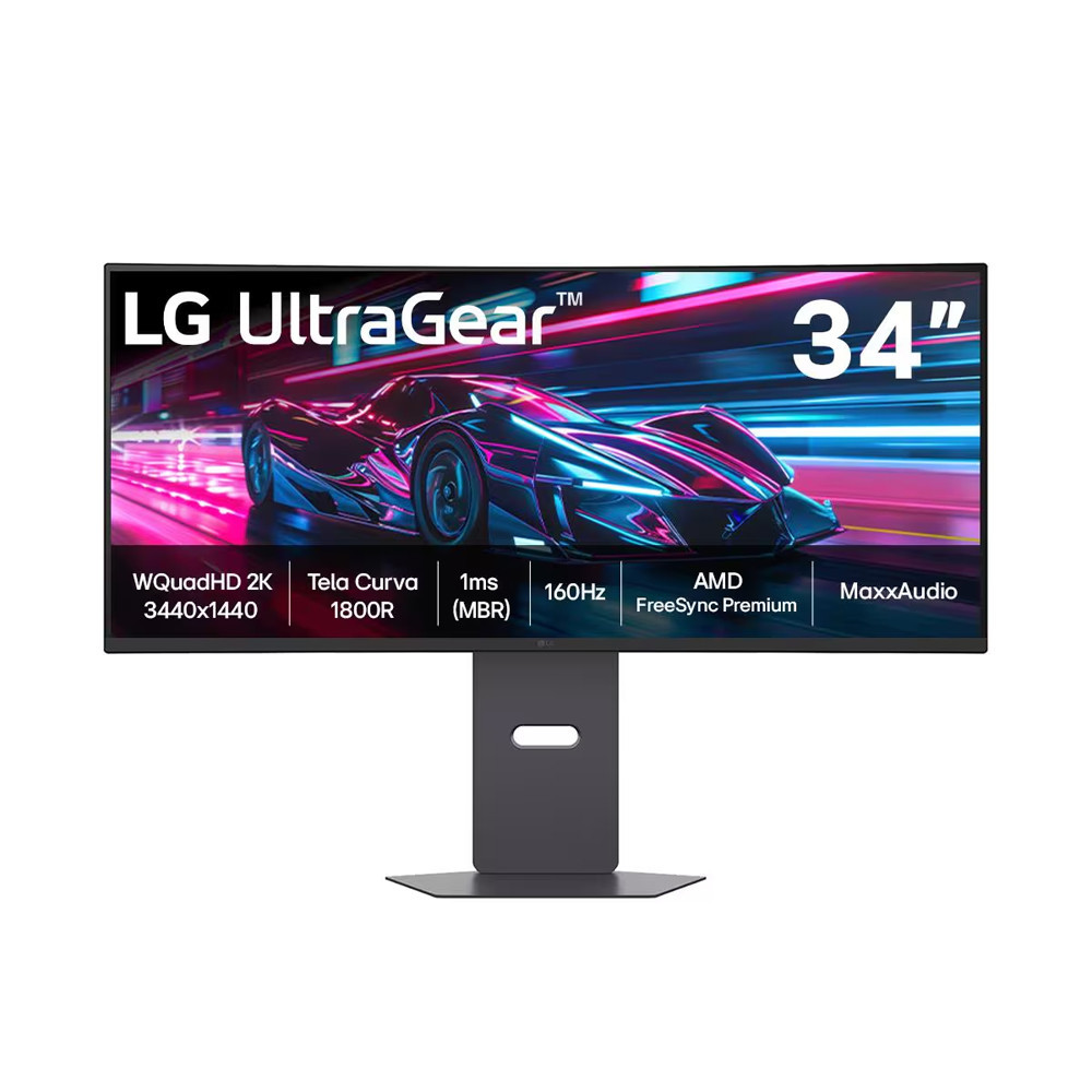 Monitor Gamer Curvo 34 Polegadas 34G600A-B UltraGear LG Monitor Gamer Curvo 34 Polegadas 34G600A-B UltraGear LG