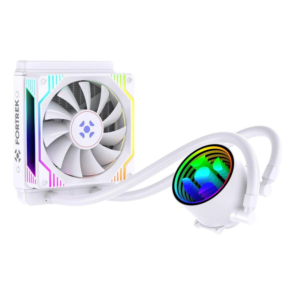 Water Cooler Fortrek Breezy Argb 120mm Amd / Intel Branco