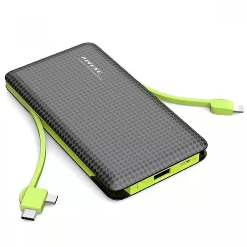 Carregador Portátil Power Bank 10000mah com 3 Saídas v8 iphone e type-c