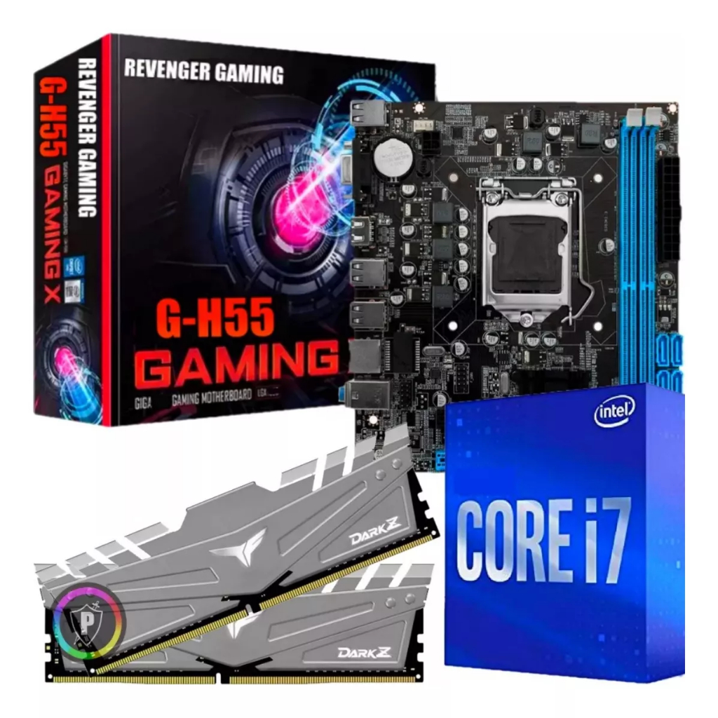 Kit Upgrade - Intel Core I7 + Placa Mãe Gamer + 16Gb Ram Kit Upgrade - Intel Core I7 + Placa Mãe Gamer + 16Gb Ram