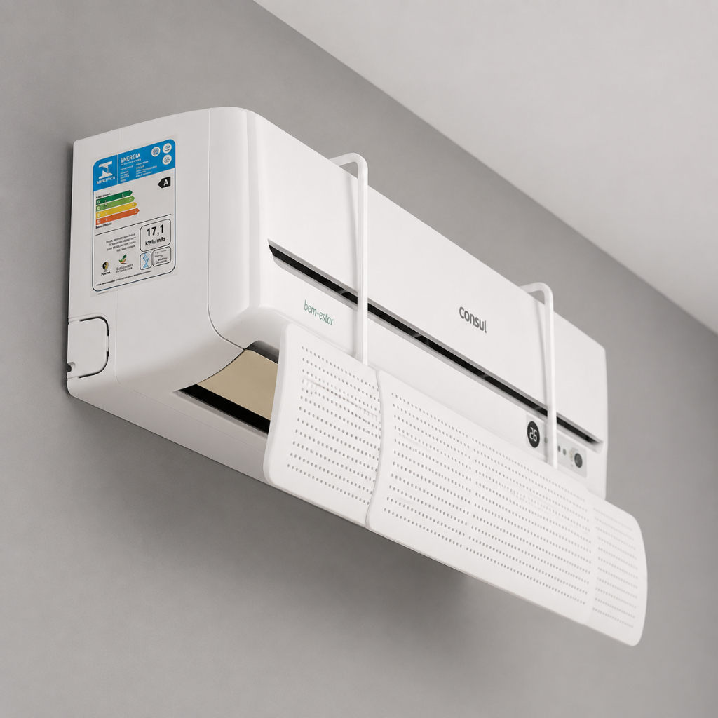 Defletor Para Ar Condicionado Plástico Ajustável Universal Split Direcionador de Ar ENVIO IMEDIATO