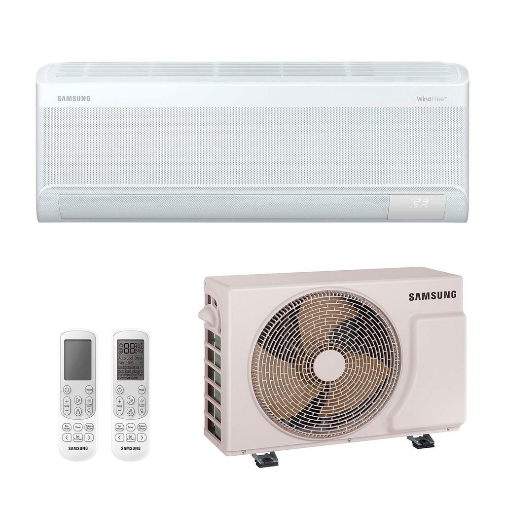 Ar-Condicionado Split Inv 9000 BTUs 220V Samsung WindFree AI Pro Wi-Fi High Wall Só Frio AR60H09D1AWNAZ/AR60H09D1AWXAZ