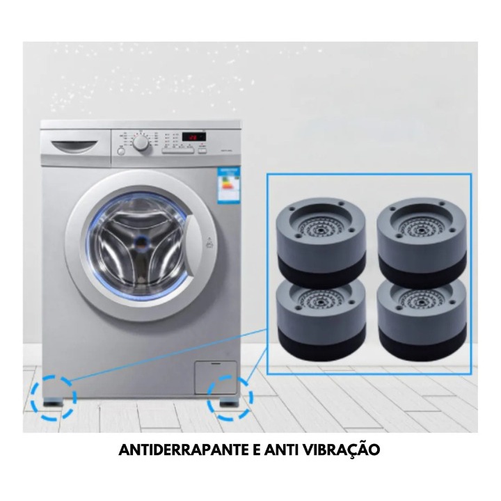 Suporte De Máquina De Lavar Roupa Com Cancelamento De Ruído Anti Vibração Com Rolha De Perna Suporte De Máquina De Lavar Roupa Com Cancelamento De Ruído Anti Vibração Com Rolha De Perna