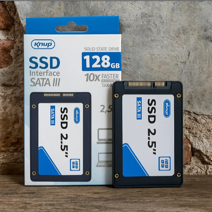 Ssd Knup 128gb Sata Iii 2.5 Interno Para Pc E Notebook Kp-ss Preto