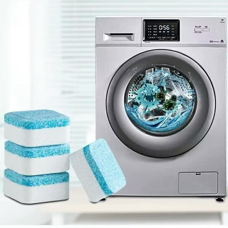 Pastilhas para Limpeza de Máquinas de Lavar Roupas Efervescentes KIT4 KIT10 KIT20 Multifuncional Máquinas de Lavar