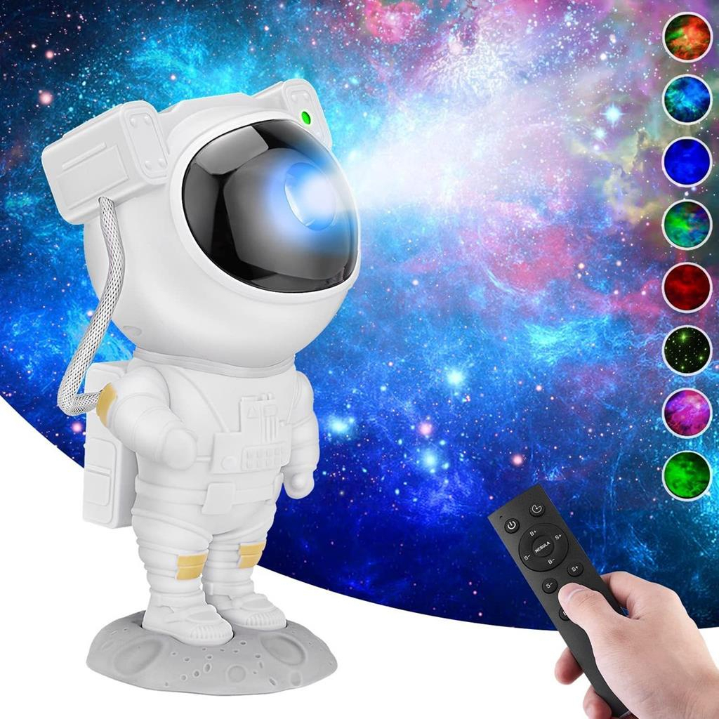 Projetor De Luz Noturna Galaxy Star Galaxia Nebulosa Astronauta Luz Da Noite Quarto