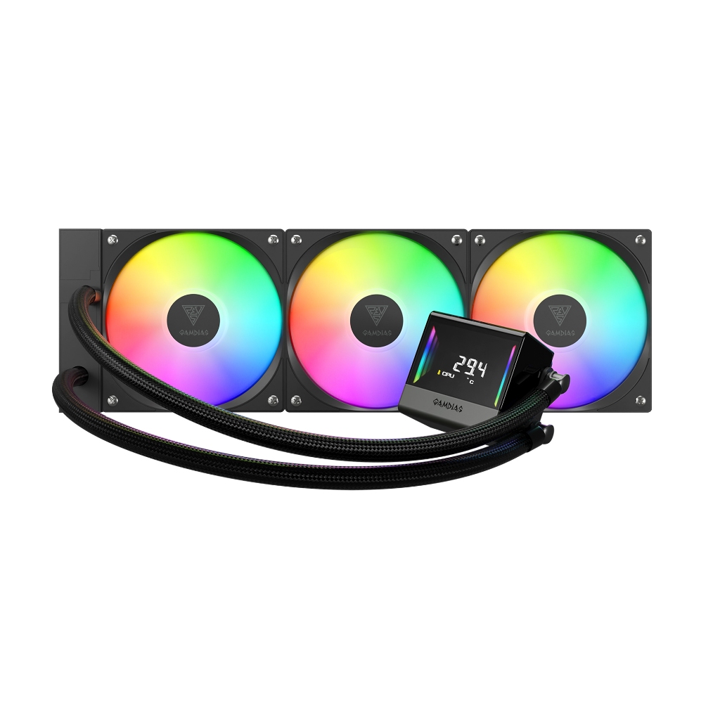 Water Cooler 360mm Gamdias Chione E4-360 V2 Preto ARGB