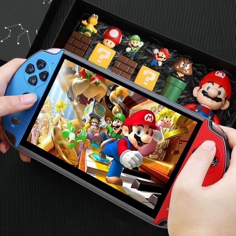 2025 Videogame Portatil Tela 4.8" +10000 Jogos Retro 16GB, Console de Mão Memoria Expansivel 2025 Videogame Portatil Tela 4.8" +10000 Jogos Retro 16GB, Console de Mão Memoria Expansivel