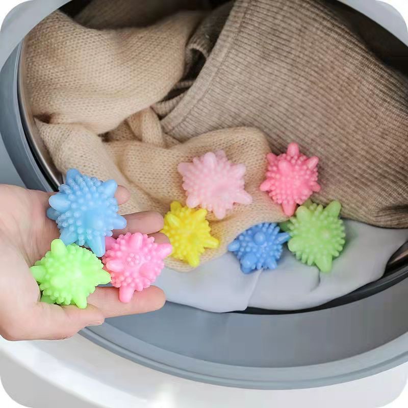 Esferas Bolinhas Bate Roupas 1 Peças/Bola De Lavanderia Para Máquina De Lavar Roupas Limpeza Bola Pvc