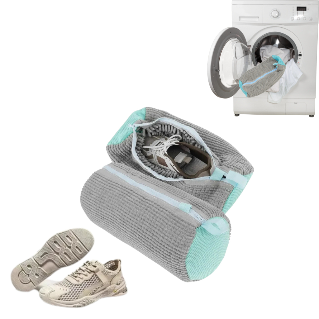 Saco de lavar sapato para máquina de lavar roupa Tenis Calçado Limpeza Proteção Sapatos