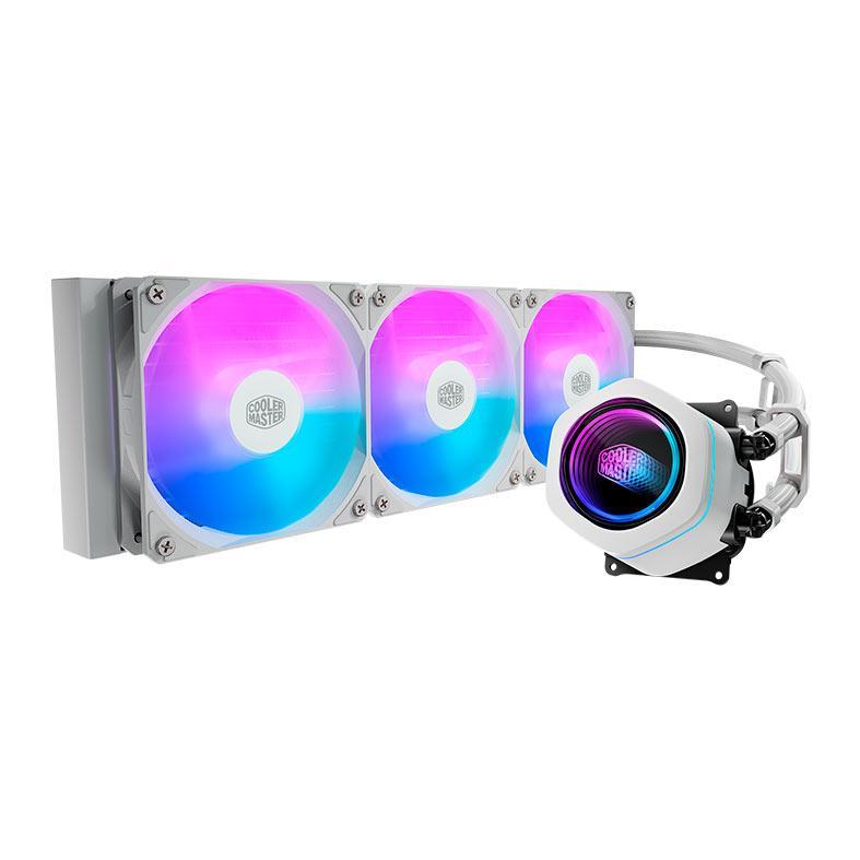 Water Cooler Cooler Master Masterliquid Core Nex, ARGB, 360mm, Branco, MLX-D36M-A18PA-RW