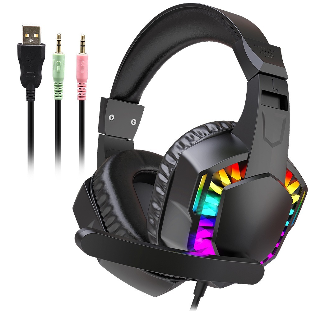 Headset Headphone Fone de ouvido gamer com microfone para PS4 console de jogos Headset Headphone Fone de ouvido gamer com microfone para PS4 console de jogos