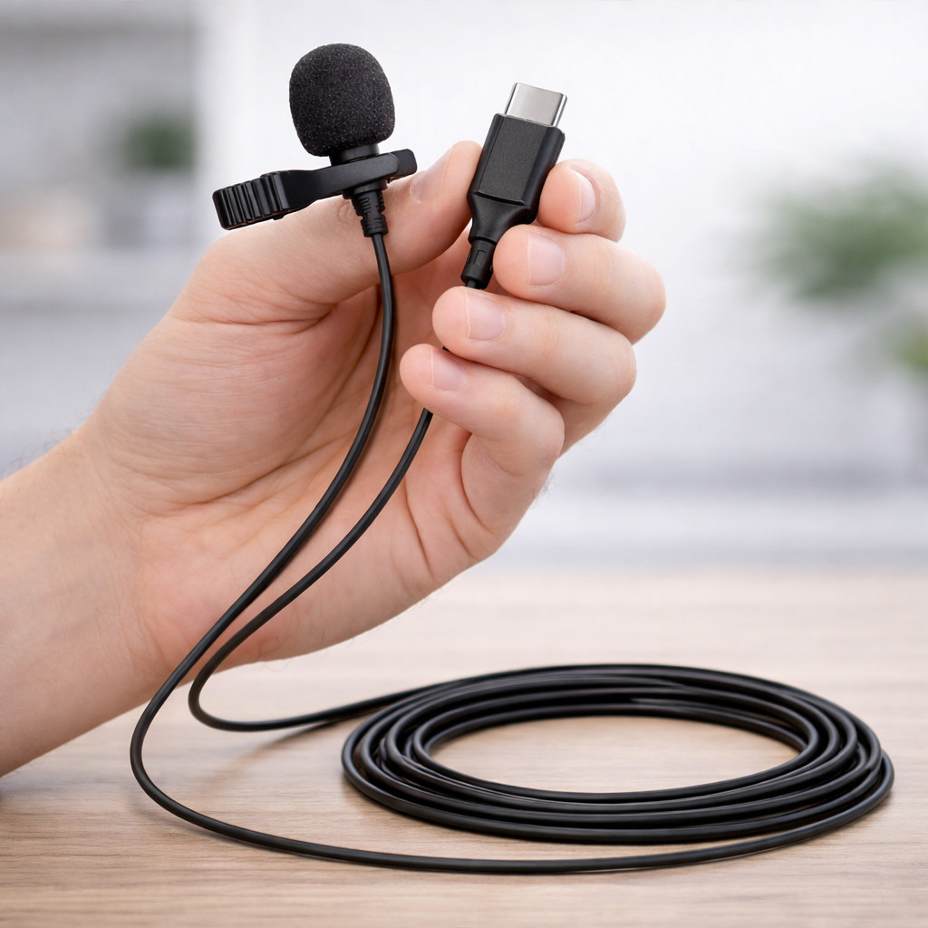 Microfone USB- TIPO C Profissional Inova Para Vídeos e Lives Android Microfone USB- TIPO C Profissional Inova Para Vídeos e Lives Android