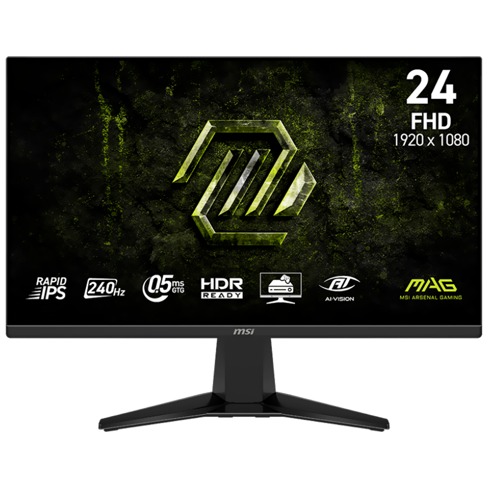 Monitor Gamer MSI MAG 245F X24 23.8" 240HZ IPS FreeSync Premium 9S6-3BC81M-004