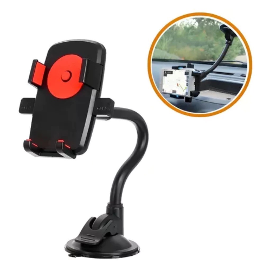 Suporte Celular Universal Veicular Vidro/Suporte Celular Carro Articulado 360° CHEJIA-1